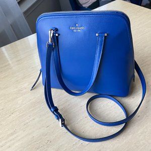 NWT Kate Spade Patterson Drive Medium River Blue Dome Satchel Bag